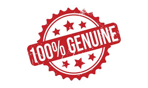 100 percent genuine shops.